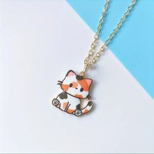 Adorable Cat Pendant Necklace